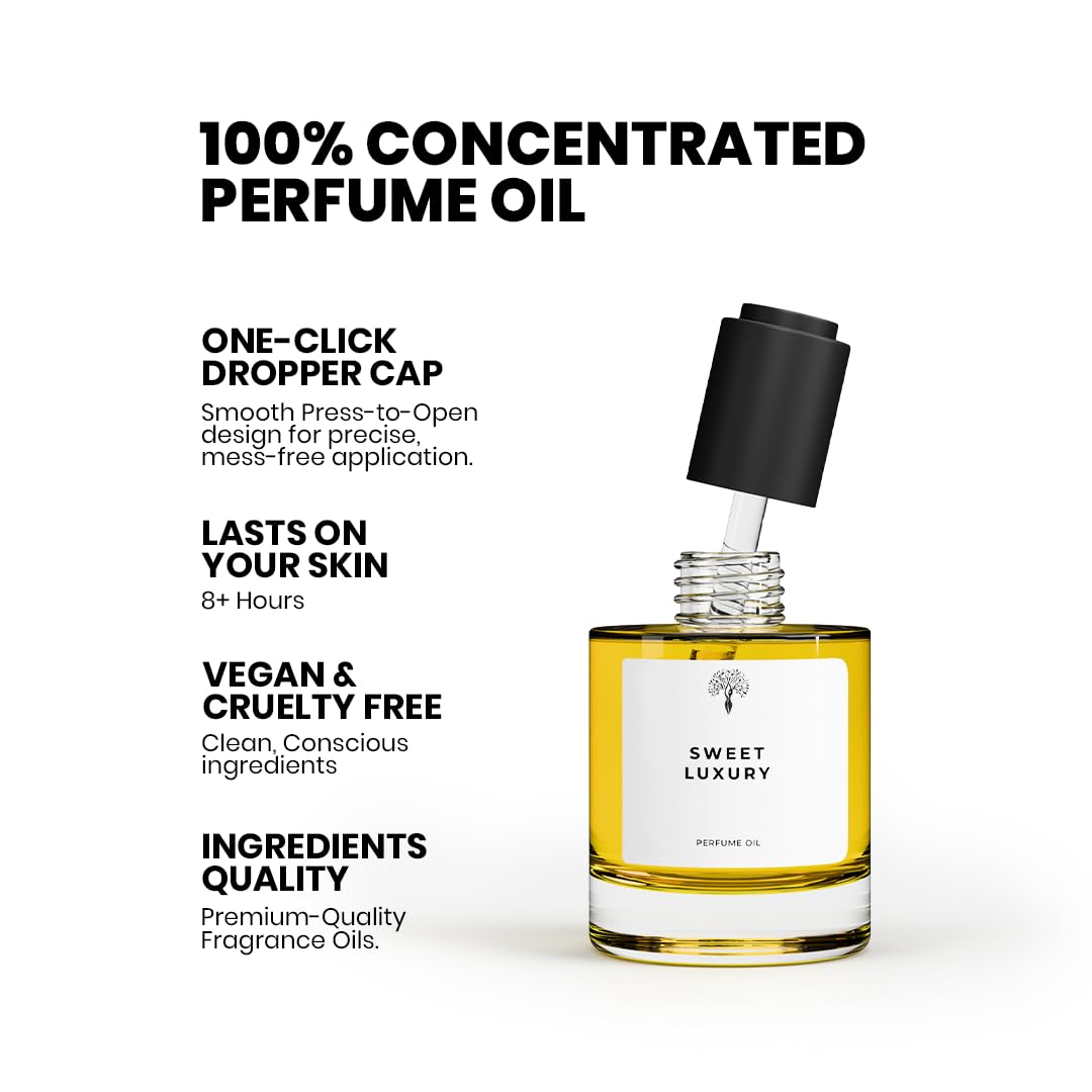 Eternal Perfume Oils - Sweet Luxury Alcohol-Free Perfume for Women | Long-Lasting 1.69 FL Oz & Designer Men's Perfume 1 FL Oz (Pack of 2)
