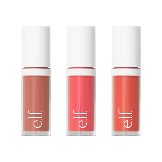 e.l.f. Camo Liquid Blush 3-Pack, Long-Lasting Blush For High-Pigment Color, Includes Dusty Rosé, Pinky Promise & Coral Crush, Vegan & Cruelty-Free