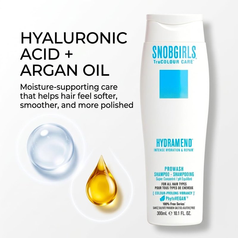 Moisturizing & Hydrating Shampoo for Color Treated Hair - Vegan Argan Oil Formula | 10.1 Fl Oz