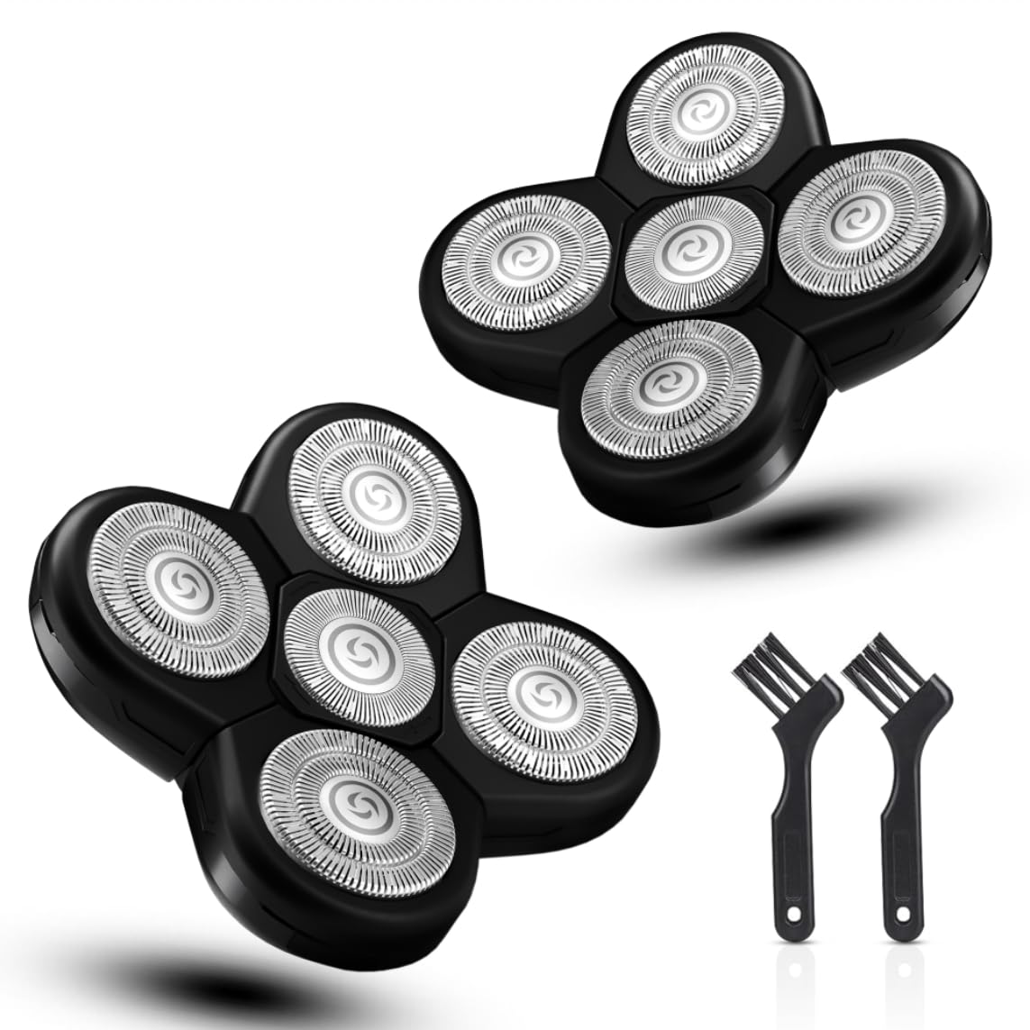 FAMELEC 3 Pack Freedom Shaver Heads Compatible with Freedom Grooming Replacement Blades for Bald Men Head Shaver Kit, Refills Waterproof Razor Kits Fit for Electric Razor Shaver Replacement Blades
