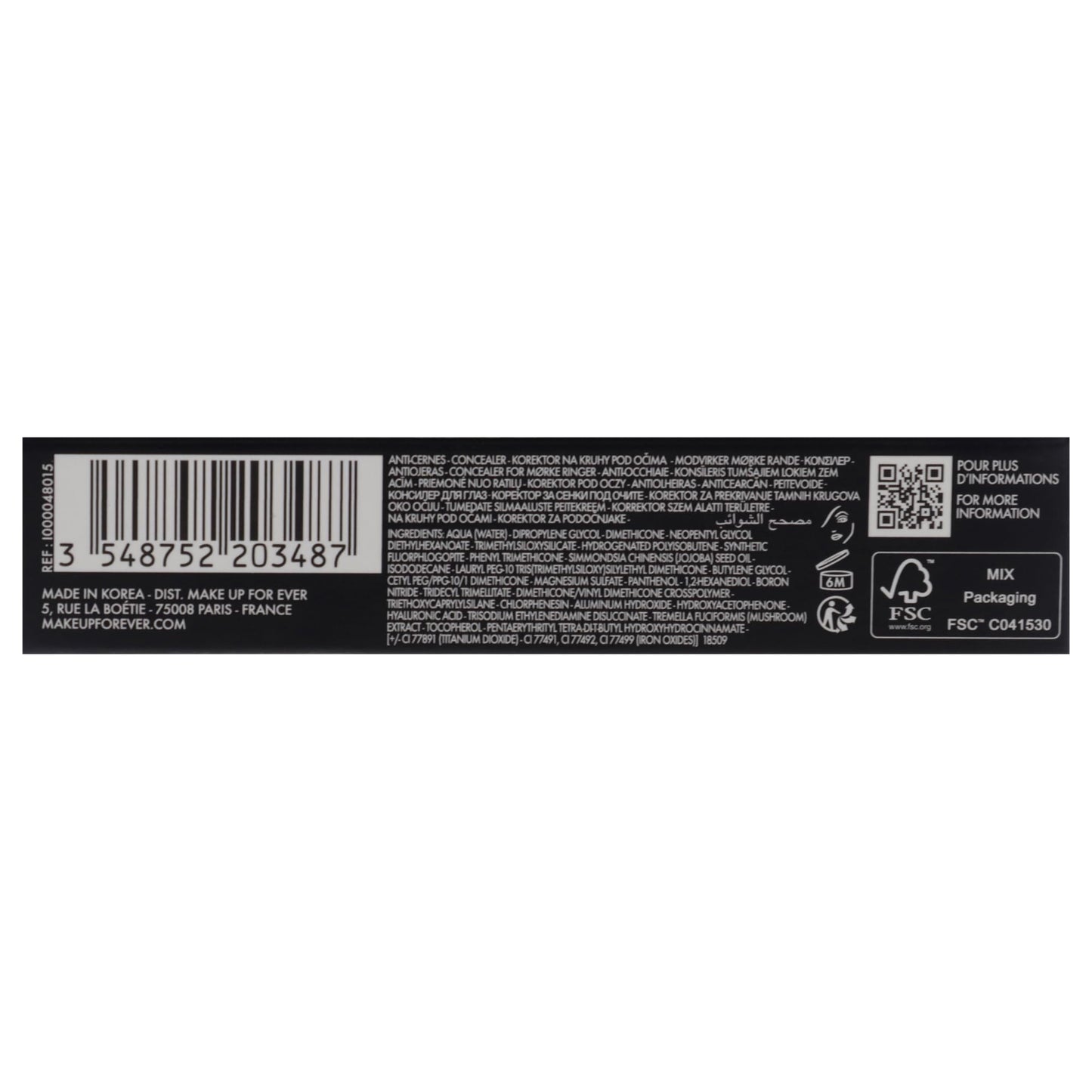 HD Skin Concealer - 1.5R Linen by Make Up For Ever for Women - 0.16 oz Concealer