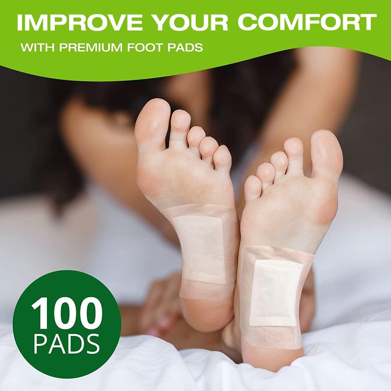 AOSORW Foot Care Pads - Daily Use Foot Patches - Easy-to-Apply Adhesive Pads for Personal Foot Care Routine - (Green, 100 Pads)