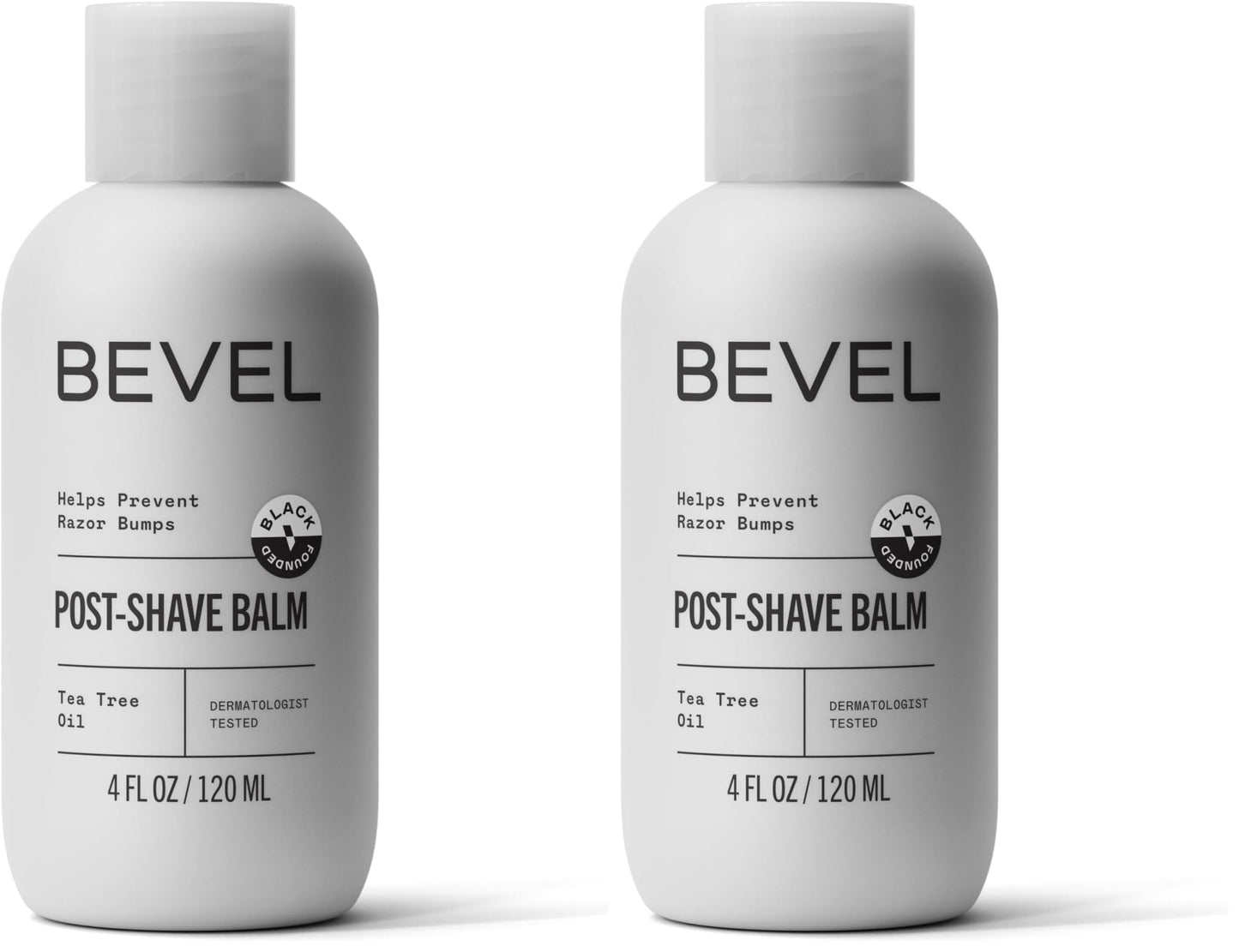 Bevel Aftershave for Men, Post Shave Balm, Razor Bump Solution for Men with Shea Butter and Jojoba Oil, After Shave Face Lotion, Soothes and Cools Skin to Help Prevent Ingrown Hairs (Pack of 2)