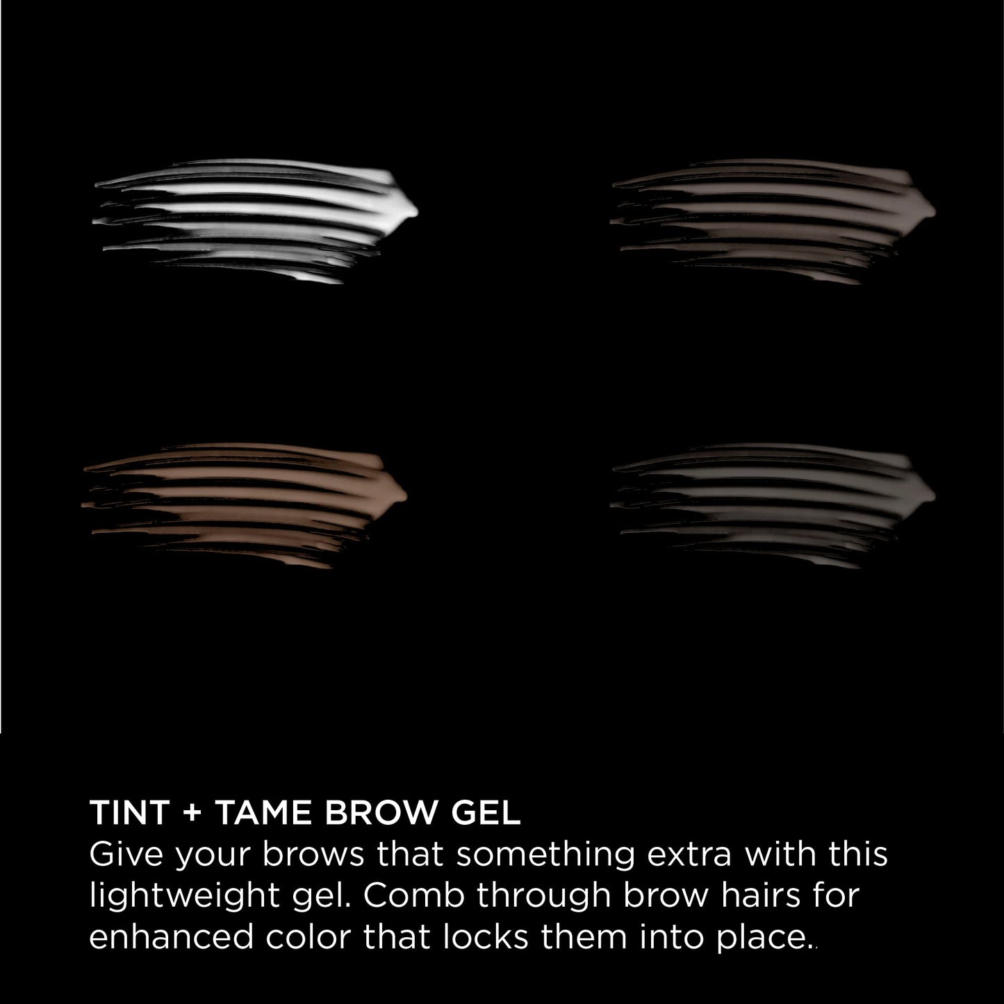 Sigma Beauty Tint + Tame Dark Brow Gel – Professional Grade Brow Tint & Shaping Gel for Filling, Grooming, & Shaping Brows - For Achieving Natural, Feathered Brows (Dark Brown Brow Gel for Dark Hair)