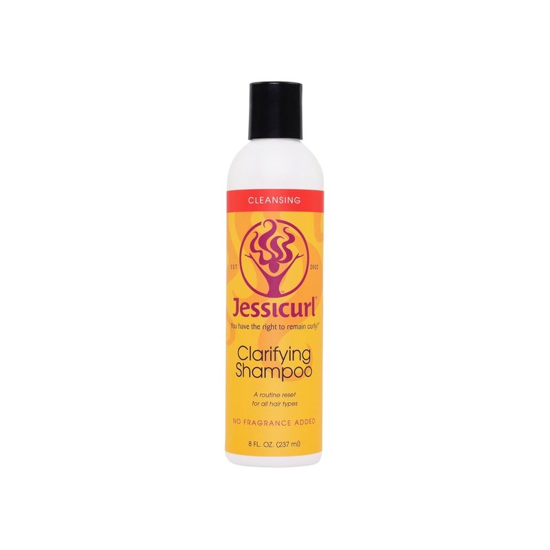 Jessicurl Clarifying Shampoo - Fragrance-Free Formula for Wavy, Curly & Coily Hair | 8 Fl Oz