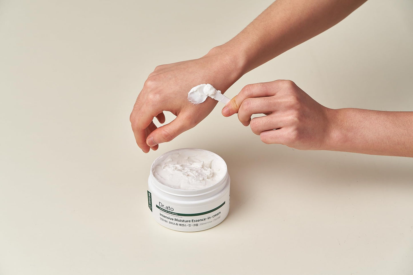 Dr.ato Intensive Moisturizing Skin Cream for Body and Face, Hydrating Dry and Sensitive Skin, Long-Lasting Relief, Fragrance-Free, Nourishing Moisturizer, Korean Skincare (6.76 Fl Oz)