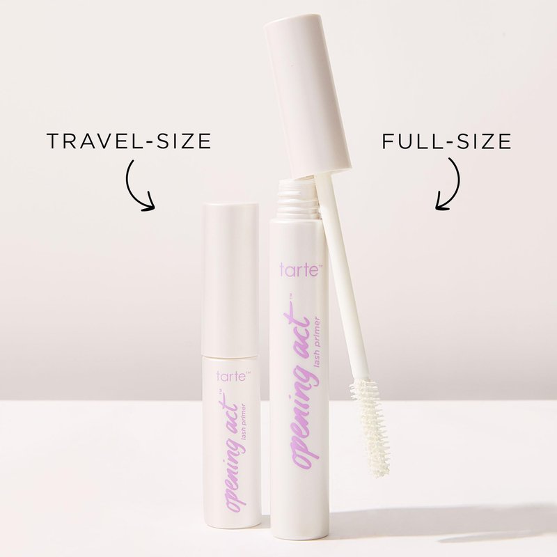 tarte opening act lash primer – Conditioning Mascara Base for Longer, Full Sizeer, Volumized Looking Lashes, Cruelty-Free Eyelash Primer with Vitamin C & Castor Oil, Vegan & Cruelty-Free, full size