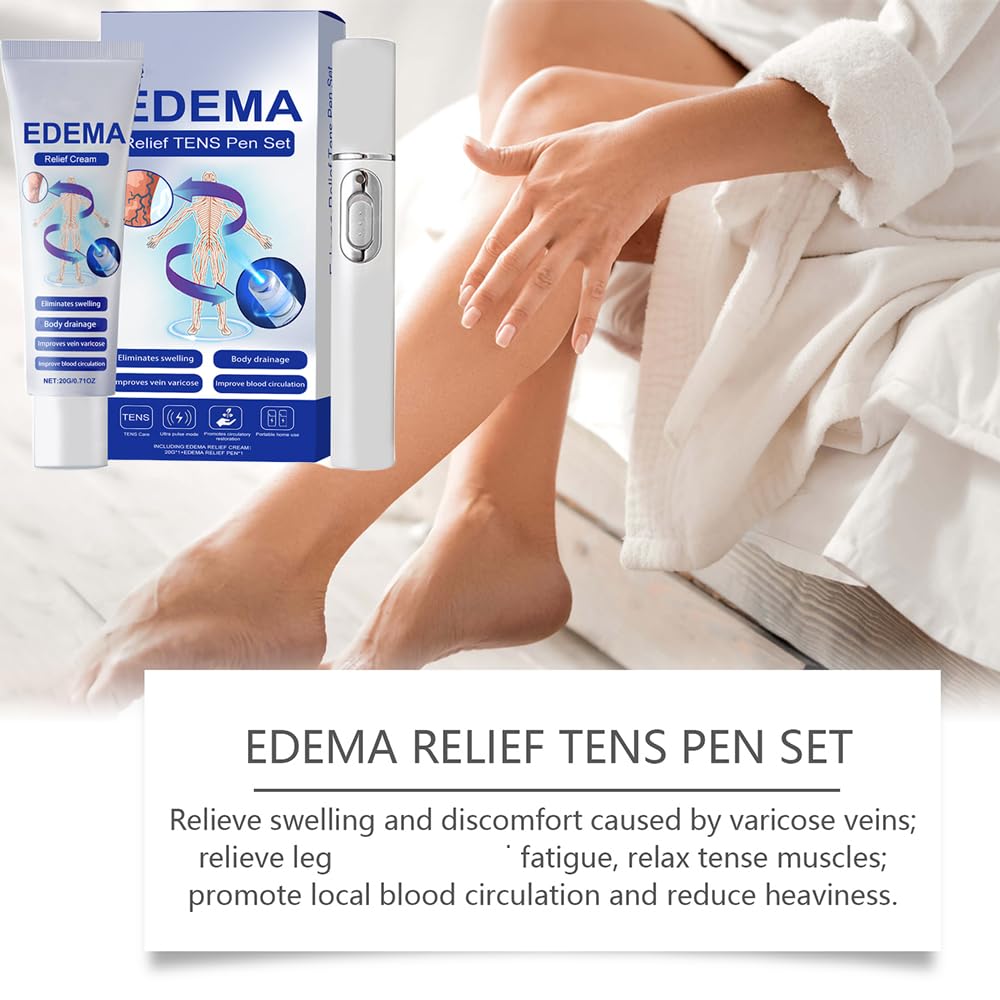 etitek 2 Pack Varicose Veins Treatment for Legs,Varicose Veins Blue Light Therapy Set Fast Soothe Blood Circulation Natural Formula Smooth Skin