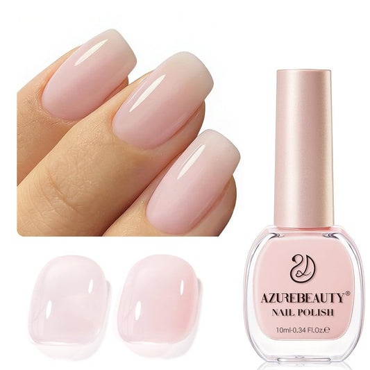 AZUREBEAUTY Nail Polish Quick Dry All Season Natural Color Fingernail Polish Salon-Quality for Women Home Gifts