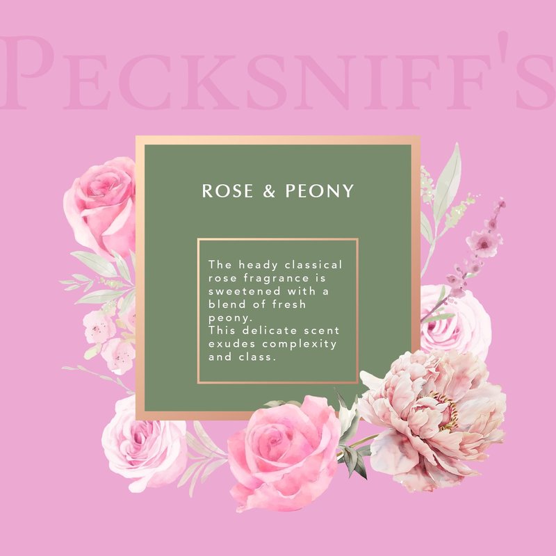 Pecksniff's Rose & Peony Moisturizing Shower Gel | 750ml / 25.36 Fl Oz