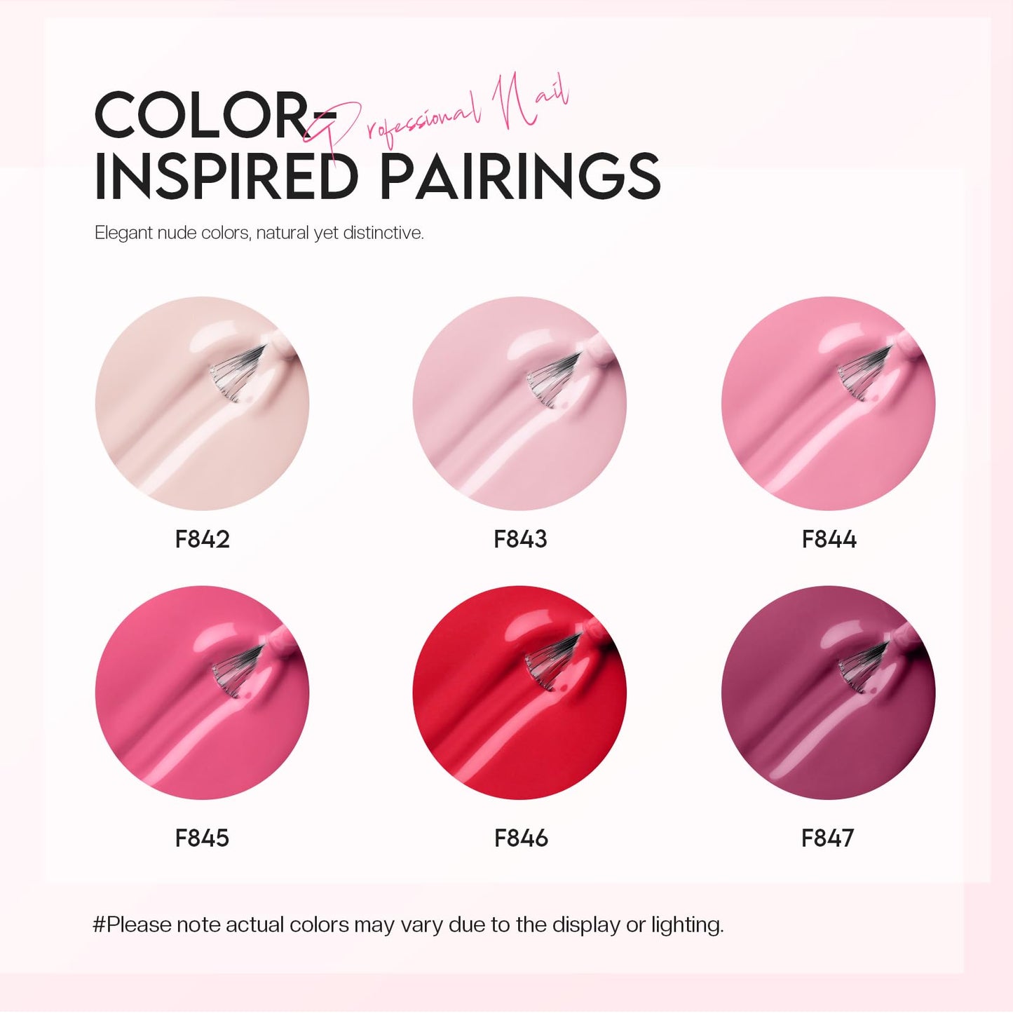 Morovan Pink Nail Polish Set: Valentines 2026 Hot Nude Pink Nail Polish Kit Air Quick Dry Regular Fingernail Polish Pack DIY for Women Girls Gift Holiday