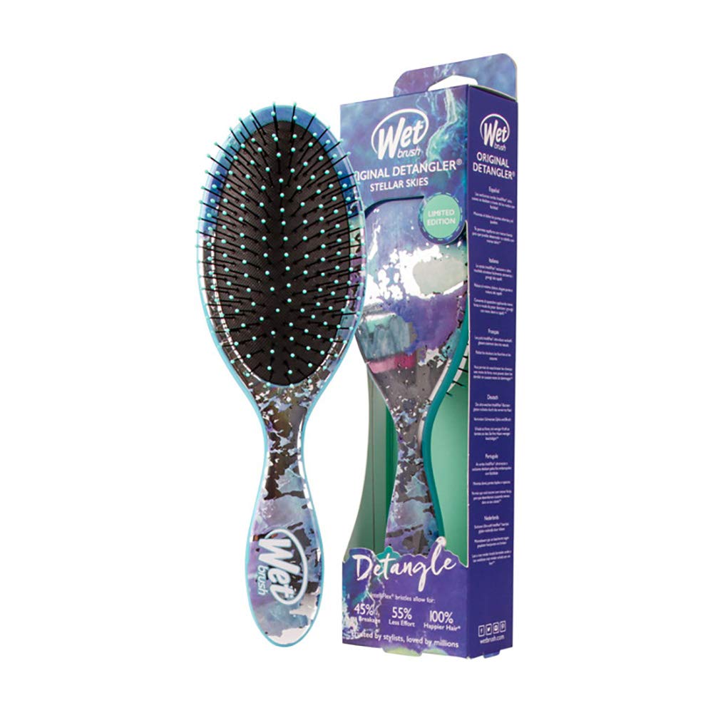 Wet Brush Original Detangler Stellar Skies Brush - Turquoise Skies 1 Pc