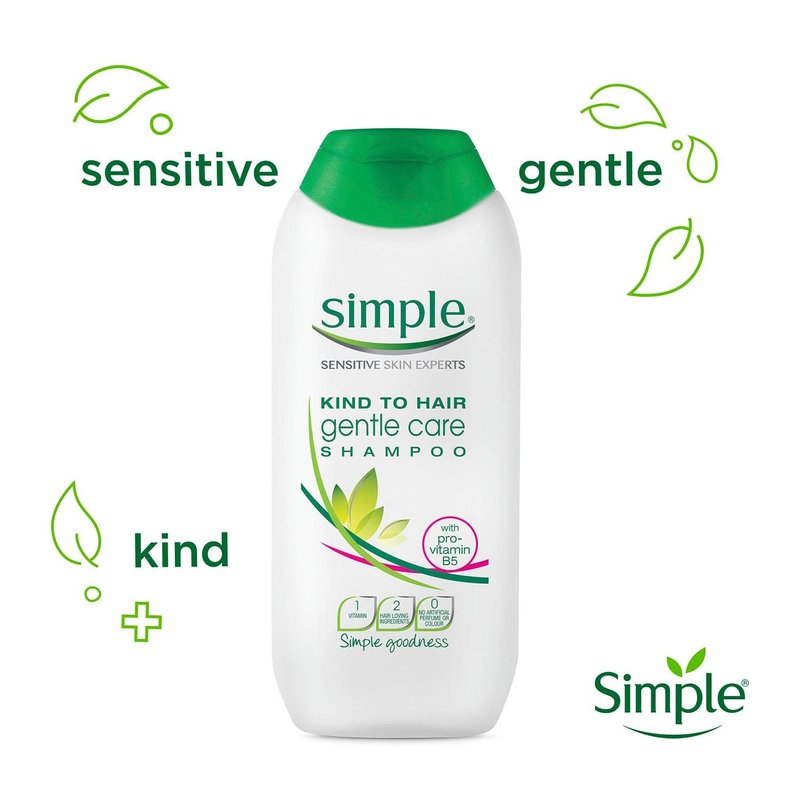 Gentle Care Shampoo for All Hair Types - 200ml | Pack of 2