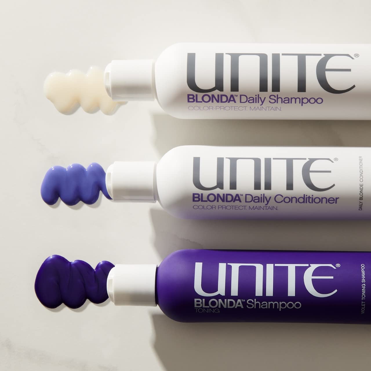 UNITE Hair Blonda Daily Conditioner - Purple Formula for Hydrating & Protecting Blonde Hair | 8oz
