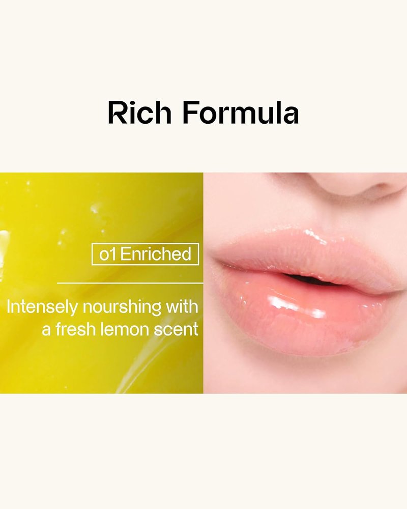 Vitamin Ampoule Lipcerin - Moisturizing & Nourishing Lip Gloss Balm | 0.5 Fl Oz, Vegan, Overnight Korean Skin Care