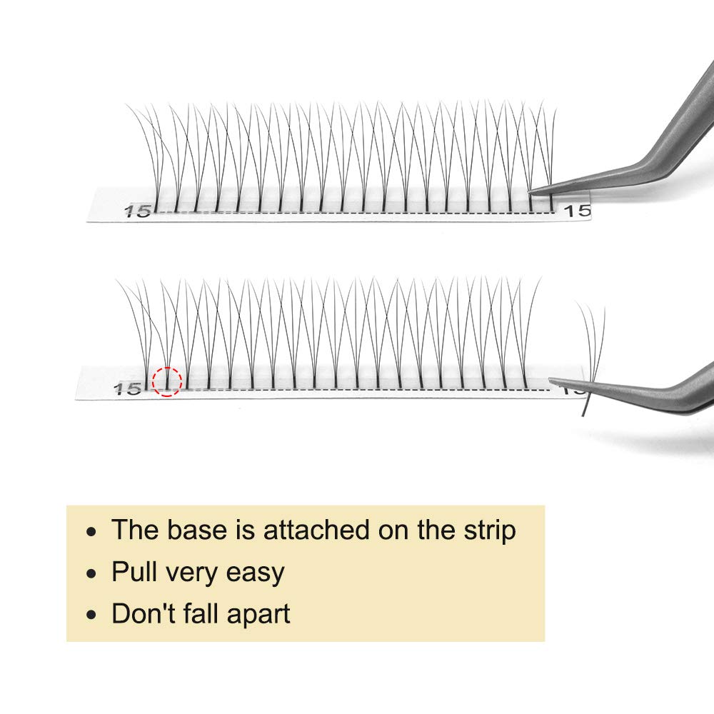 Volume Lash Extensions C-0.07-11 Flowering Eyelsio Lashes Rapid Blooming Lashes C D curl Mega Volume Lash Extensions Rapid(C-0.07,11mm)