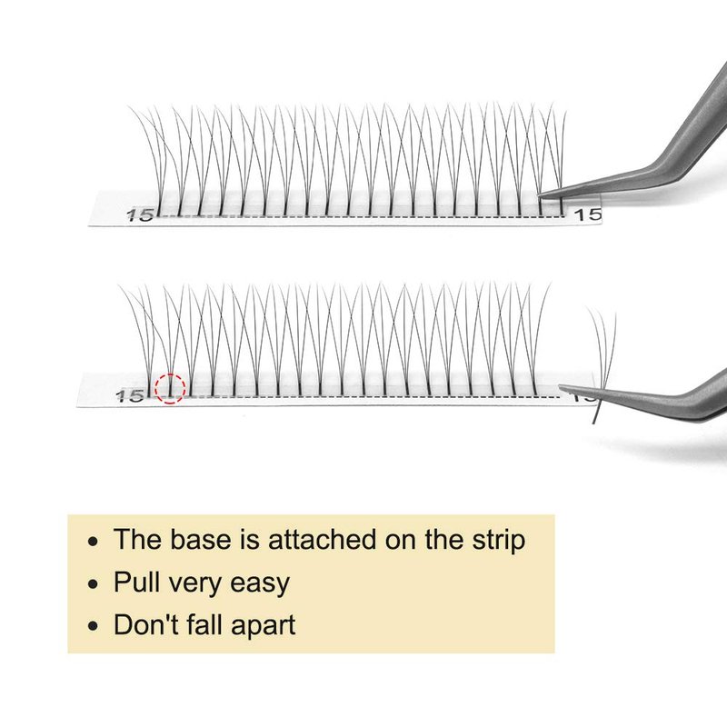 Premade Volume Eyelash Extensions 5D-D-0.10-9-16mix Long Stem Premade Fans Eyelash Extensions .07 .10 Premade Volume Fans Volume Lash Extensions C D Curl(5D-D-0.10,9-16 mix)
