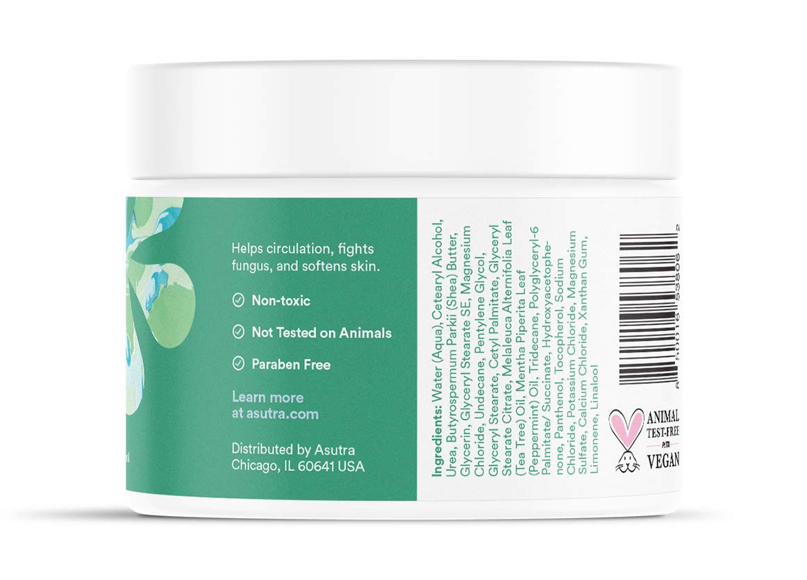 ASUTRA Invigorating and Therapeutic Foot Soak + Pedicure Pumice Stone (Dead Sea Salt w/Tea Tree & Citrus Oils), 16 oz - Helps to Soften Calluses, Corns, and Cracked Feet