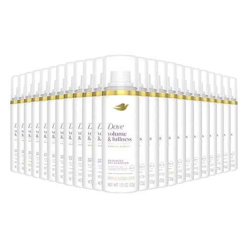 Dove Advanced Dry Shampoo Volume & Fullness Refresh & Revive Flat Hair Without Water for 2 Days of Freshness & Bounce 1.15 oz