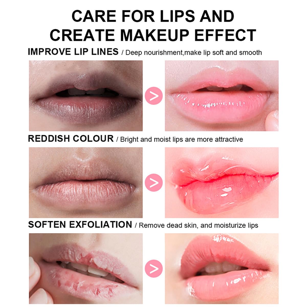 Sleeping Lip Mask, Long-Lasting Nourish & Hydrate Lip Balm, Lip Skin Care, Hydrating Moisturizing Lip Night Sleep Care Lip Anti-chapped Lip Cream (2Pcs Honey & 2Pcs Strawberry)