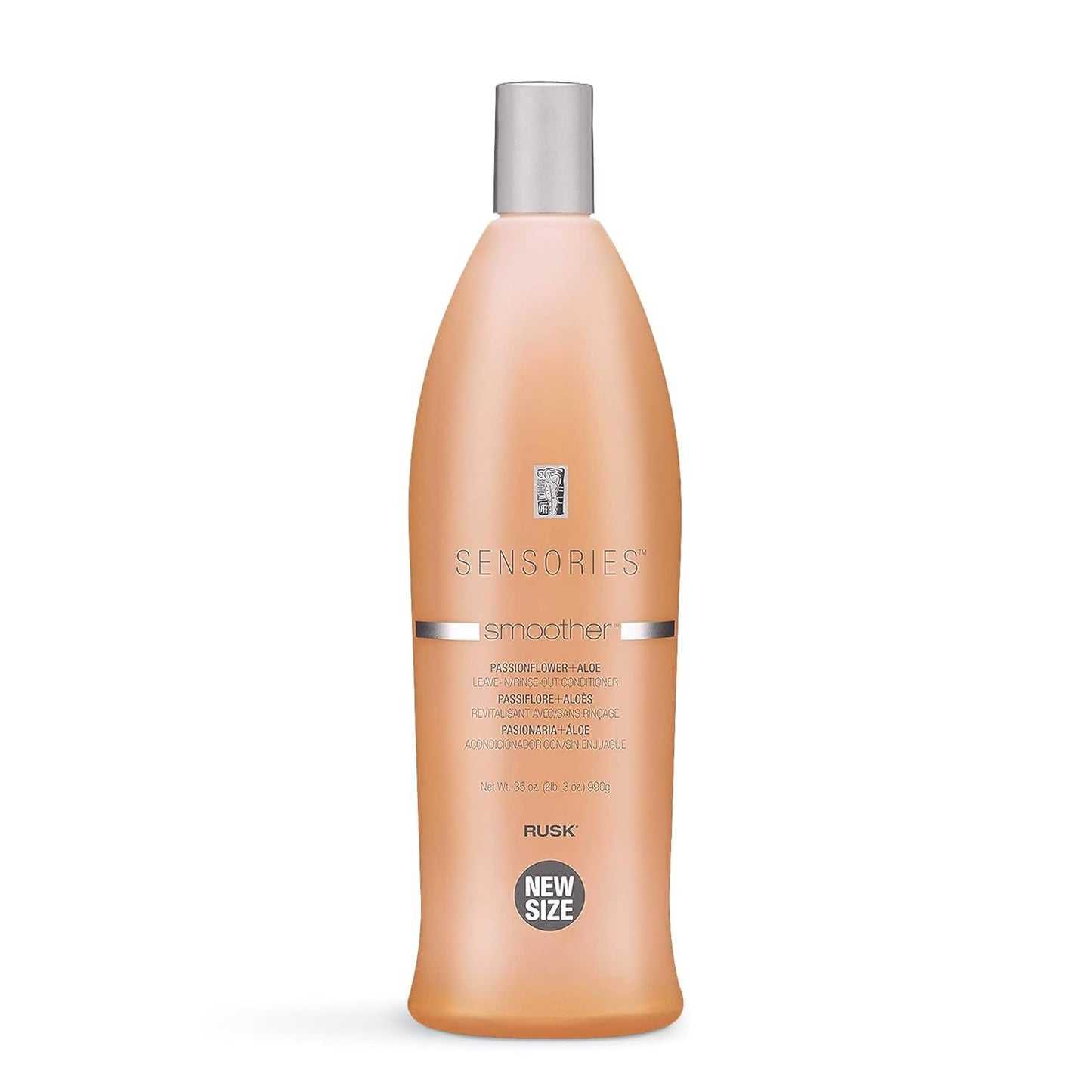 RUSK Sensories Smoother - Passionflower & Aloe Anti-Frizz Treatment for Restored Moisture & Shine | 8.5 oz