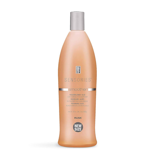 RUSK Sensories Smoother - Passionflower & Aloe Anti-Frizz Treatment for Restored Moisture & Shine | 8.5 oz