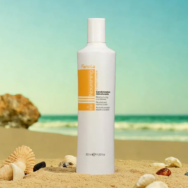 Fanola Restructuring Hair Conditioner for Women & Men - Hydrating Conditioner for Dry Hair with Argan & Linseed Oil - Repairing, Nourishing, Anti-Frizz Formula for Damaged Strands (33.8 Fl oz)
