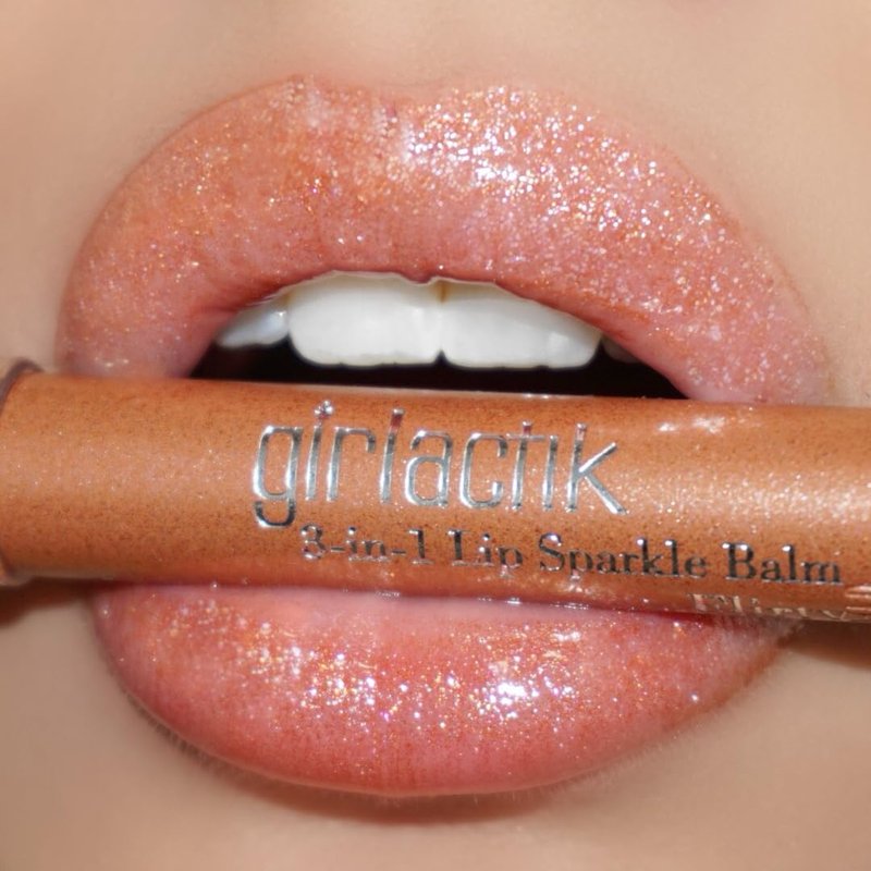 Girlactik 3-in-1 Lip Sparkle Balm - Luxurious Gloss Trio for Radiant Lips and Elegant Shine (Twinkle)