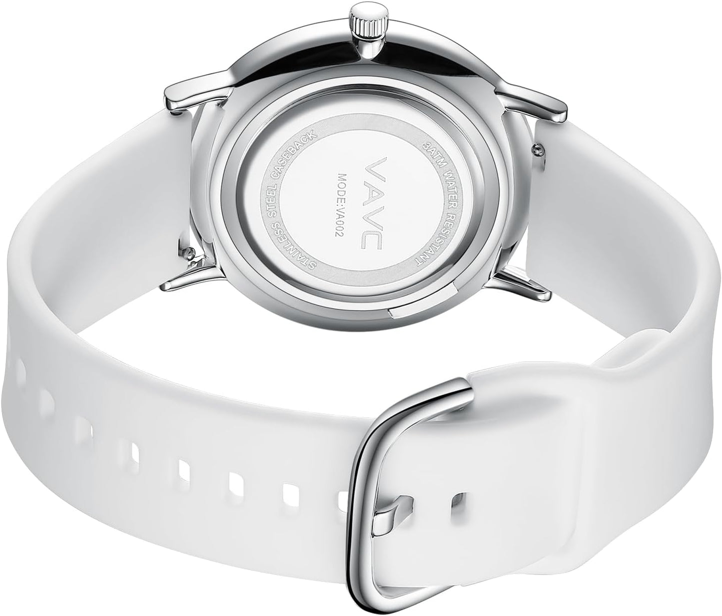 Waterproof Analog Nurse Watch for Nurses,Students,Medical Professionals,Women Men,with Luminouse Easy Read Dial,Military Time,Second Hand and 24 Hour,Comfortable Silicone Band.