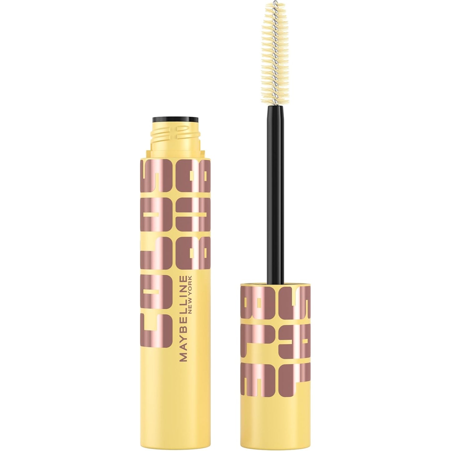 Maybelline The Colossal Bubble Mascara - Buildable Volume & Length for Bold, Separated Lashes | Blackest Black