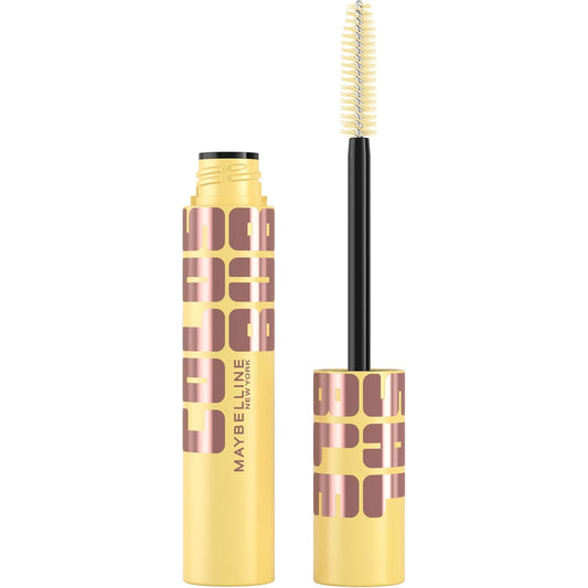 Maybelline The Colossal Bubble Mascara - Buildable Volume & Length for Bold, Separated Lashes | Blackest Black