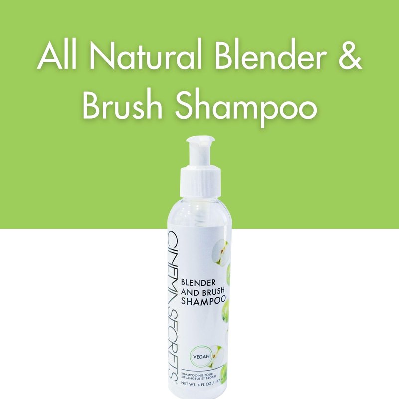 Cinema Secrets Vegan Makeup Brush Cleaner - Sponge & Makeup Brush Shampoo for Deep Cleansing - Removes Build-Up & Stains - Gentle & Cruelty-Free Beauty Tools Accessories (6 oz)
