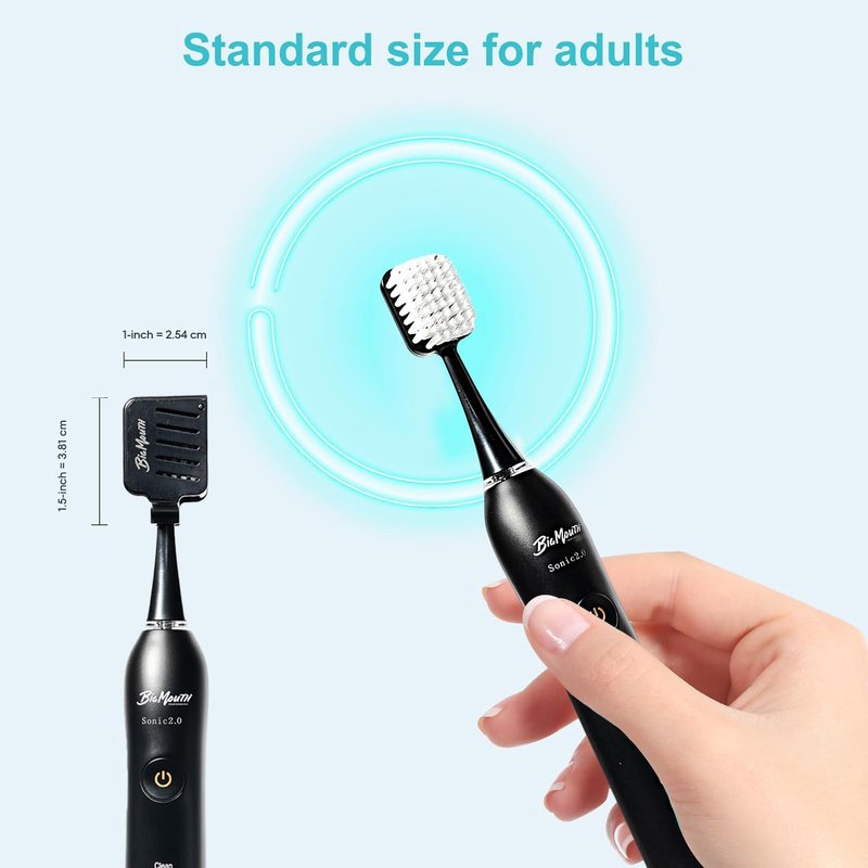 Big Mouth Sonic Toothbrush Refill Brush Heads – Compatible Toothbrush Heads for Electric Toothbrush Replacement Heads
