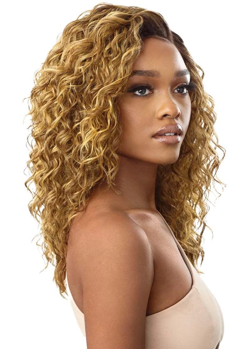 Outre Lace Front Wig HD Transparent Pre-Plucked Lace Parting TEAGAN (DRFF/RDVV)