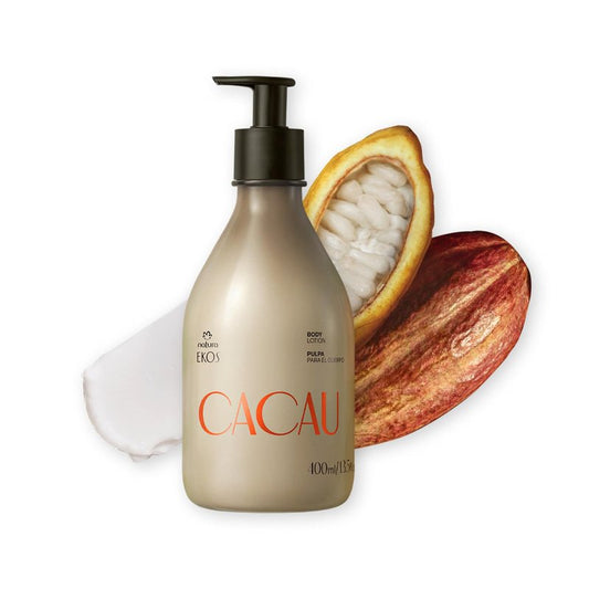 natura Ekos Cacau Collagen Boosting Body Lotion - Vegan Skin Care - Moisturize & Firm Skin Texture - Boost Collagen Production - Brazilian Beauty Secrets - Self Care & Body Care - 13.5 fl oz (400 ml)