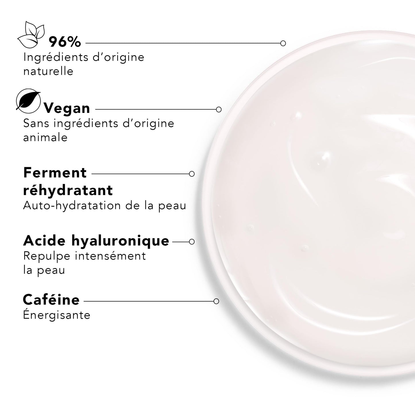 Lierac Rehydrating Under Eye Cream, Rehydrates & Hydrates, Smoothes with Hyaluronic Acid, Elevates Skin Radiance, Under Eye Moisturizer Cream for Woman, Suitable for All Skin Types - 15ml