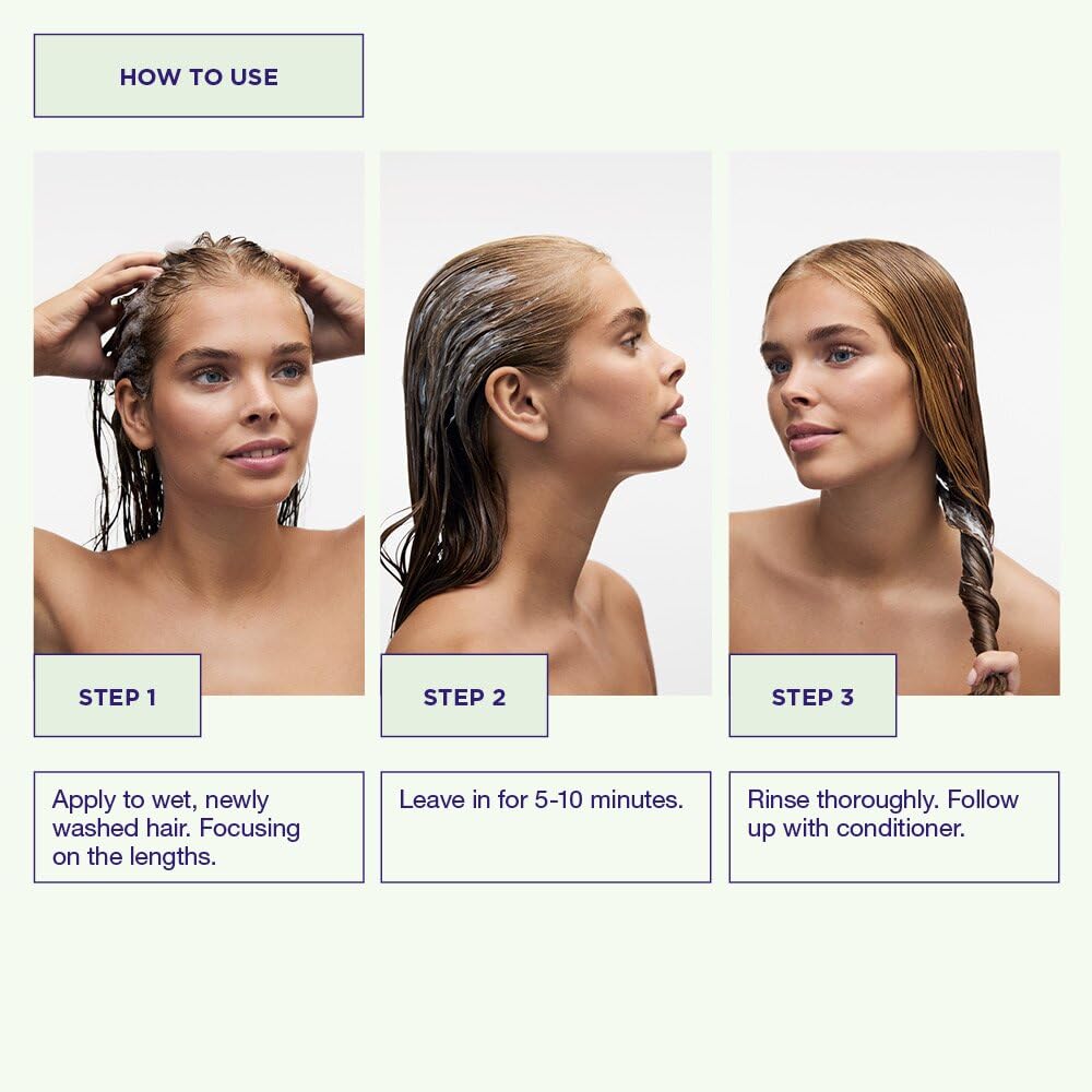 Maria Nila Structure Repair, Strengthening & Nourishing Hair Mask For Damaged & Chemically Treated Hair, Algae Extract Rebuilds, Revitalizes & Repairs Hair, 8.5 Fl Oz