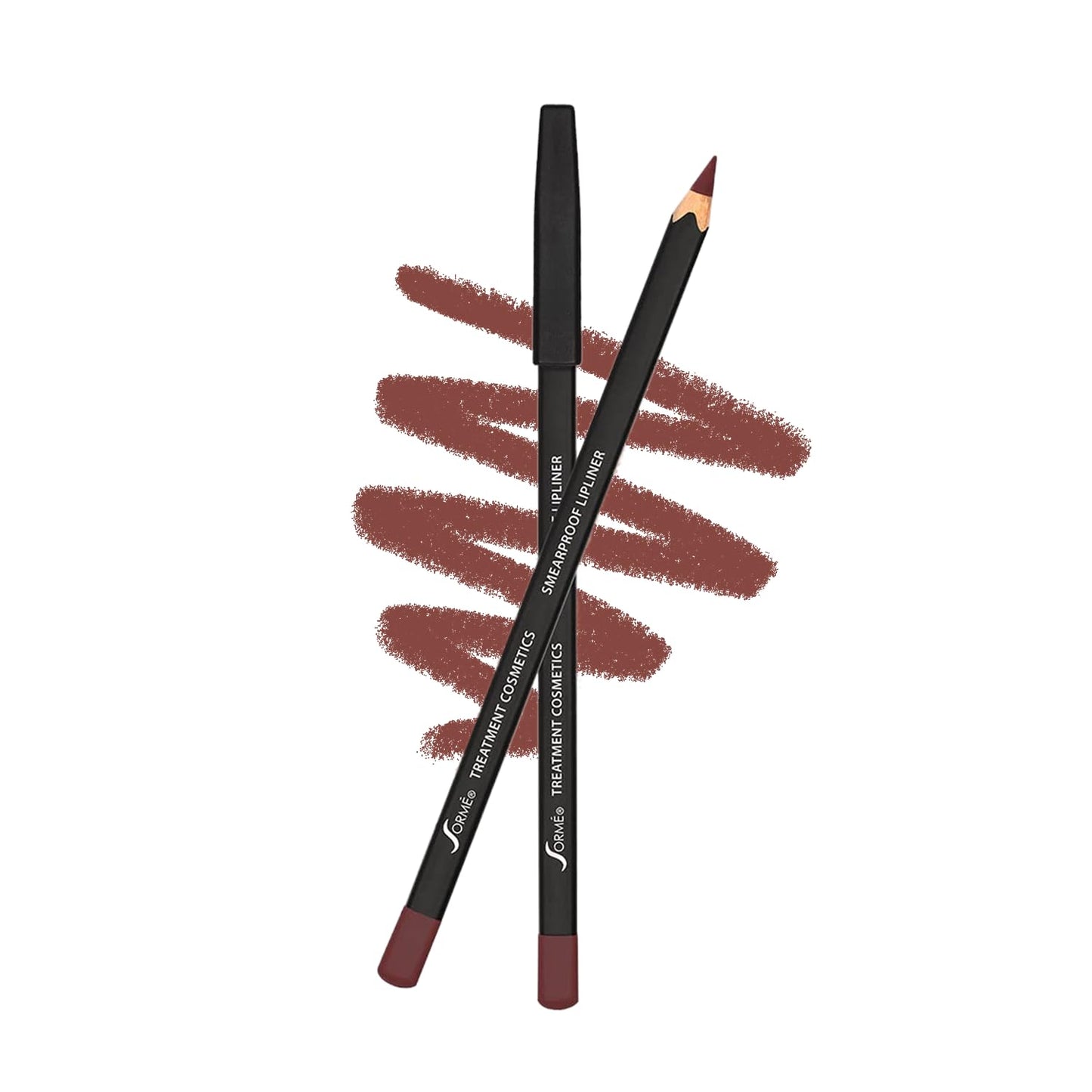 Sorme Waterproof Lip Liner - Non-splintering Smearproof Lip Liner - Revitalizing with Lecithin, Vitamins C and E