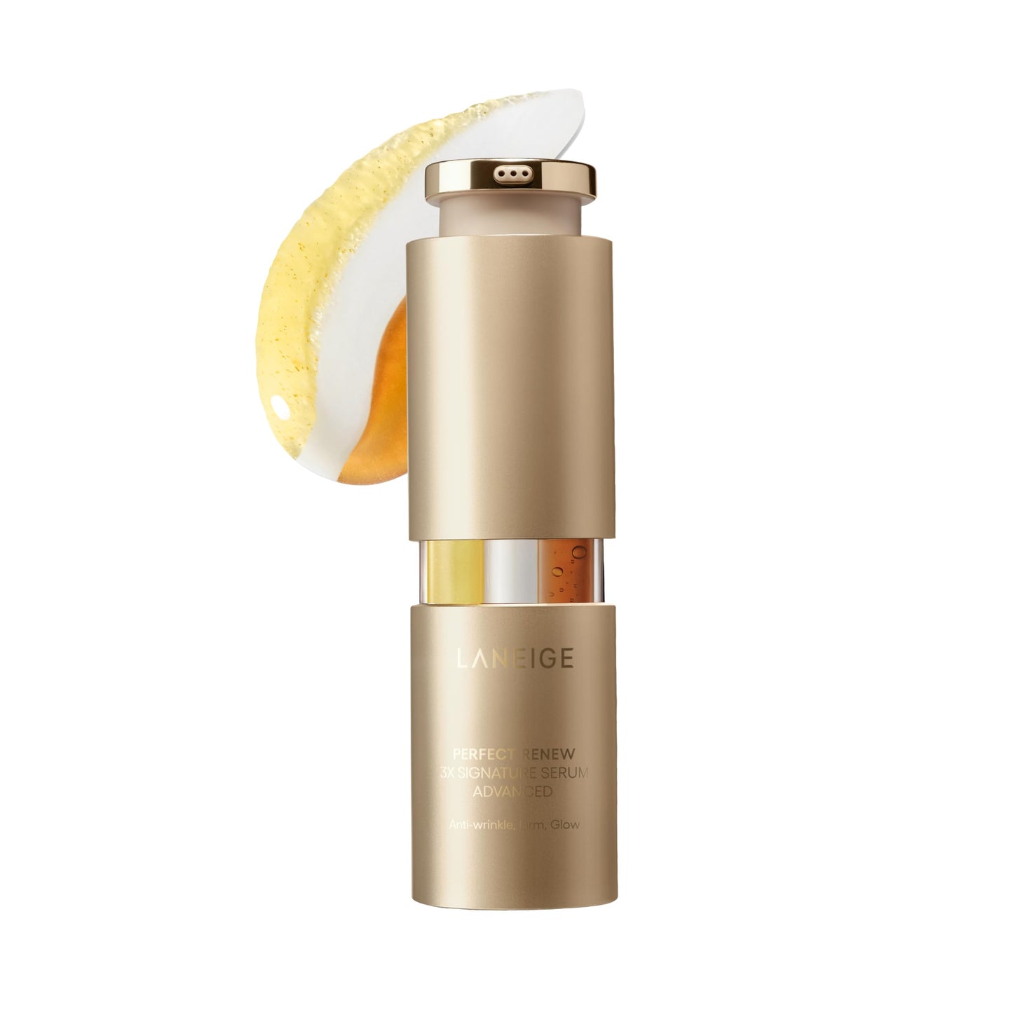 LANEIGE Perfect Renew 3X Signature Serum Mini: Retinol, Ceramide & Collagen Peptides for Wrinkle Care, Firming, & Radiance