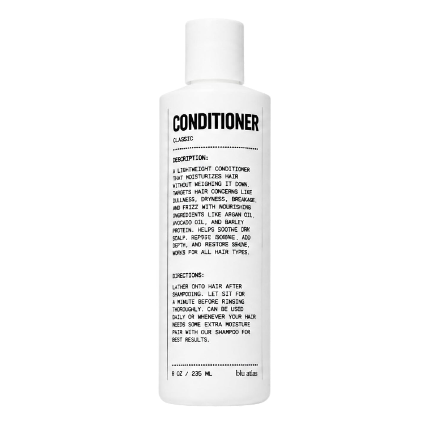 Blu Atlas Mens Conditioner - Hydrating, Nourishing Conditioner for Healthy Hair, All Hair Types