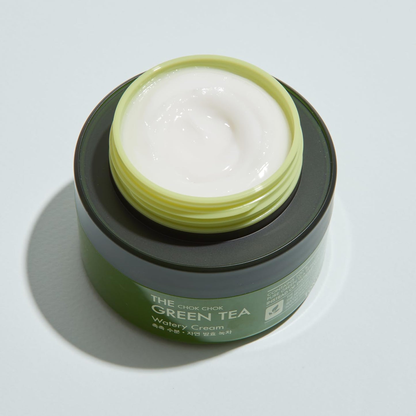 TONYMOLY The Chok Chok Green Tea Watery Moisturizer Cream – Intense Hydration with Fermented Green Tea Extract & Antioxidants, 3.4 oz