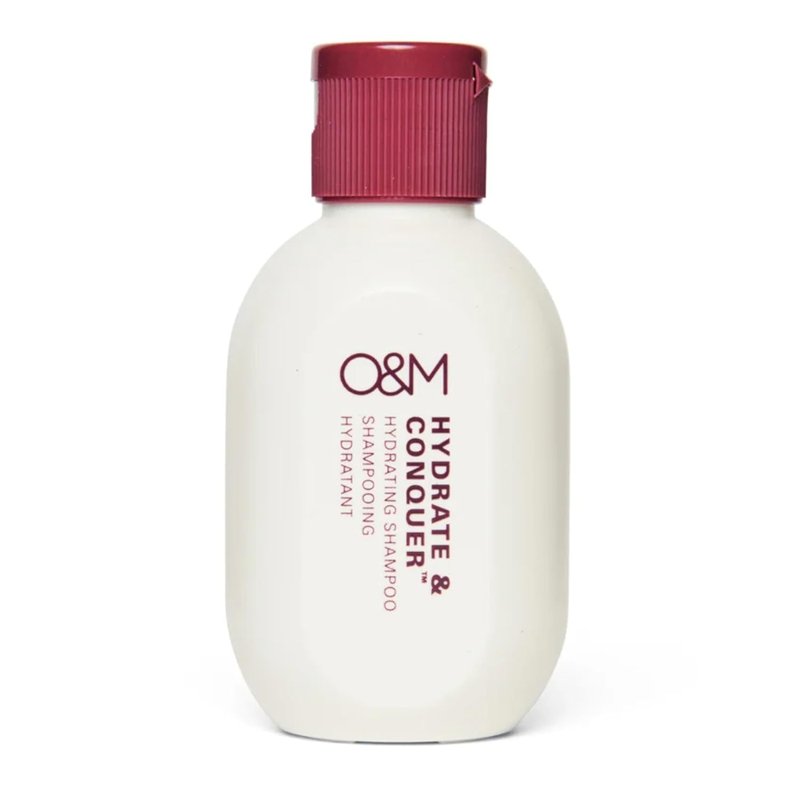 O&M Hydrate & Conquer Vegan Shampoo - Moisturizing for Dry, Damaged Hair | Organic Coconut Oil, 50ml