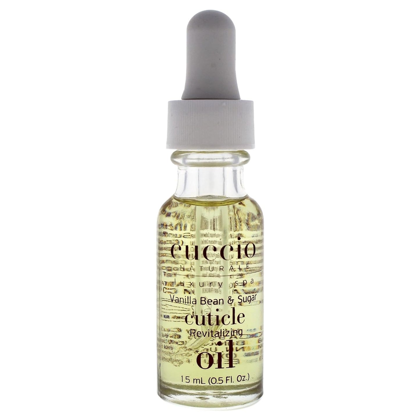 Cuccio Naturale Revitalizing Hydrating Cuticle Oil - Repair Damaged Skin & Nails - Vanilla Bean & Sugar - 2.5 Oz (Pack of 2)