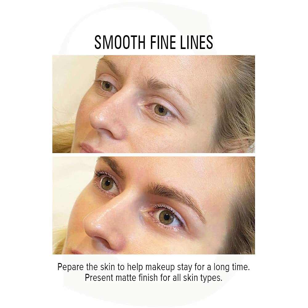 SACE LADY Face Smooth Primer and Flawless Coverage Oil Control Setting Powder, Matte Lasting Face Cosmetics Kit 2Pcs