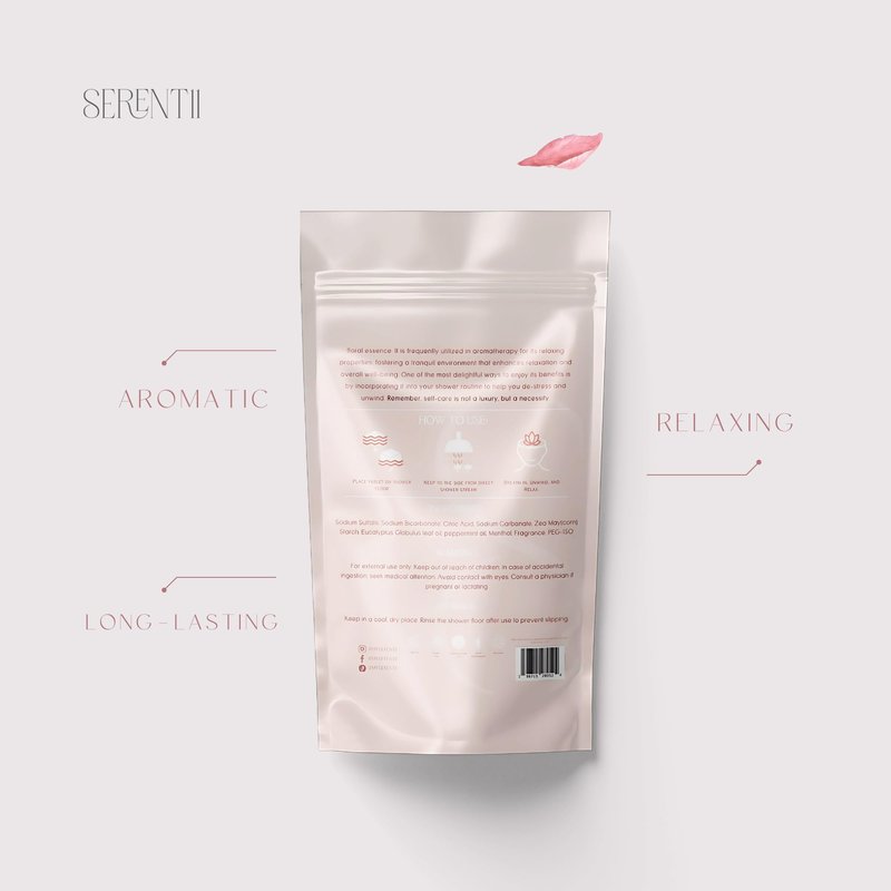 Serentii Shower Steamers Aromatherapy 12 Pack – Rose, Relaxation & Stress Relief, Self Care Gift, Spa Essentials, Birthday Gifts for Women & Men, Travel Must-Have