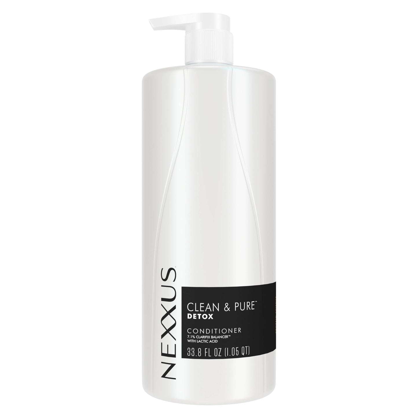 Nexxus Clean & Pure Conditioner for Professional-Level Hair Care Powered by Clarifix Balancer Technology with Lactic Acid 33.8 oz