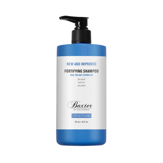 Baxter of California Men's Daily Fortifying Shampoo for All Hair Types, Cleanses and Strengthens, Fresh Mint Scent,16 oz