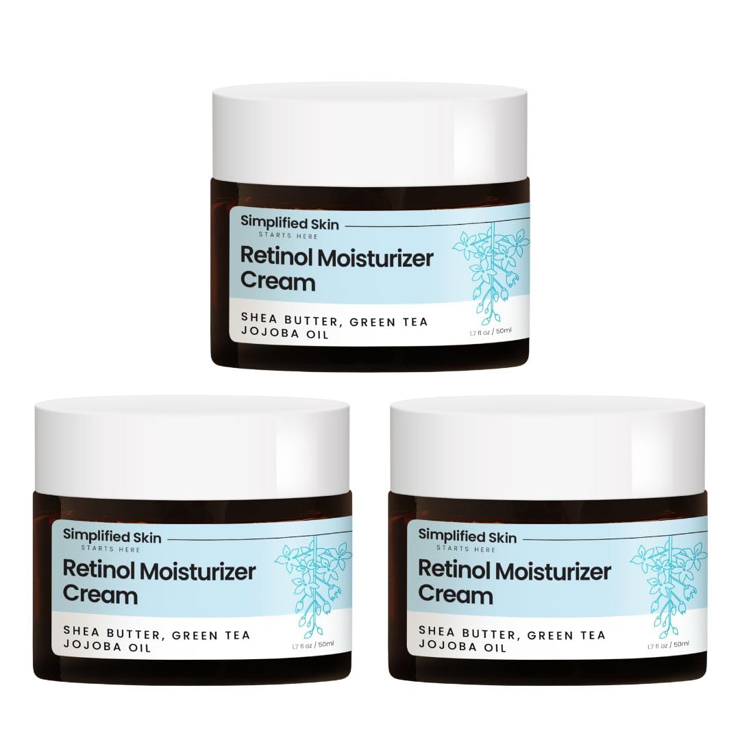 Simplified Skin Retinol Cream for Face, Anti-Aging Moisturizer