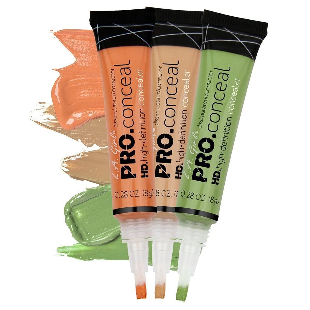 L.A. Girl Pro Conceal HD Concealer, Chestnut, 0.28 Ounce (Pack of 5)