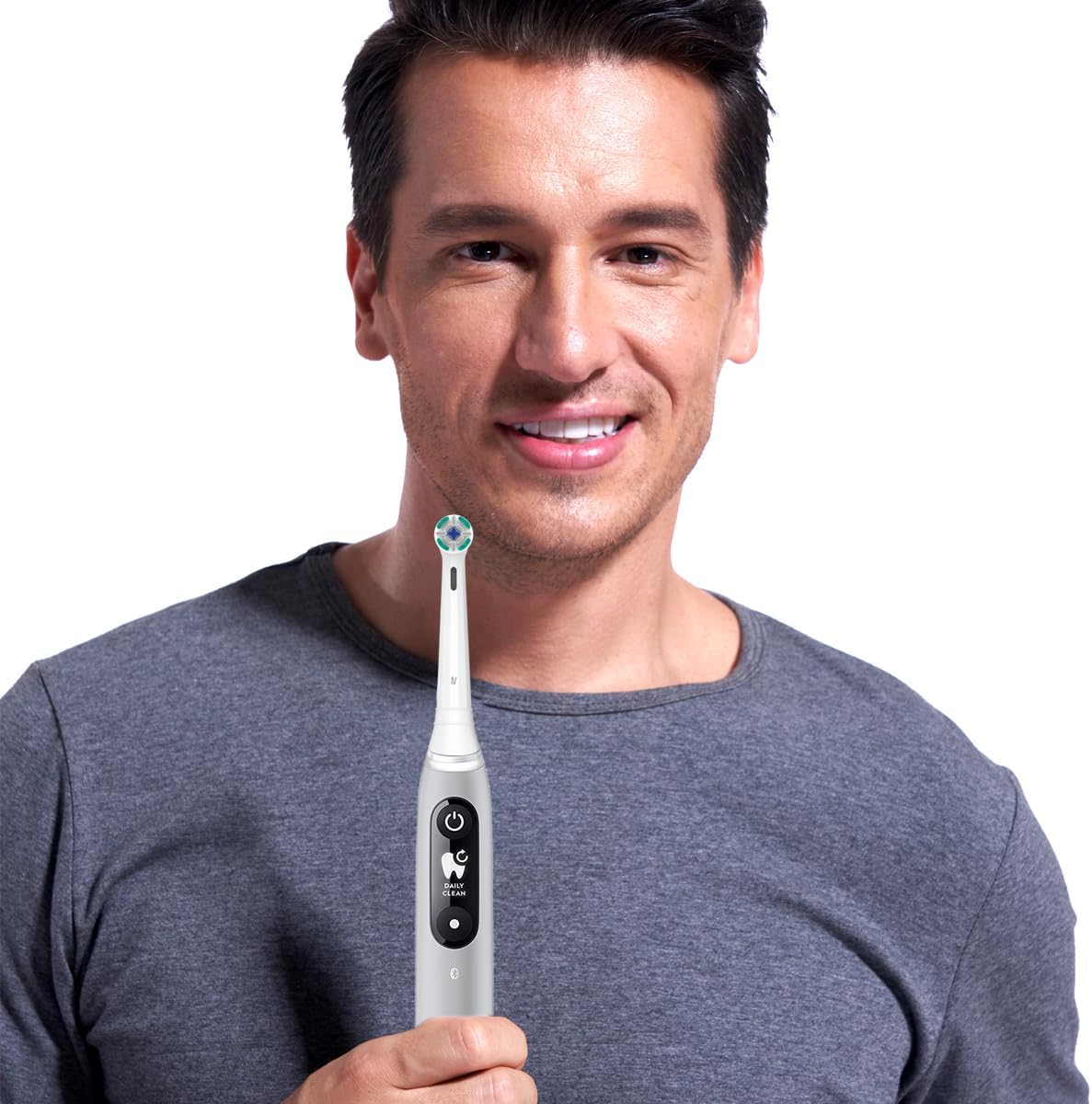 Oral-B iO Replacement Toothbrush Heads - Compatible with iO Series 2-10 | 8-Pack, White